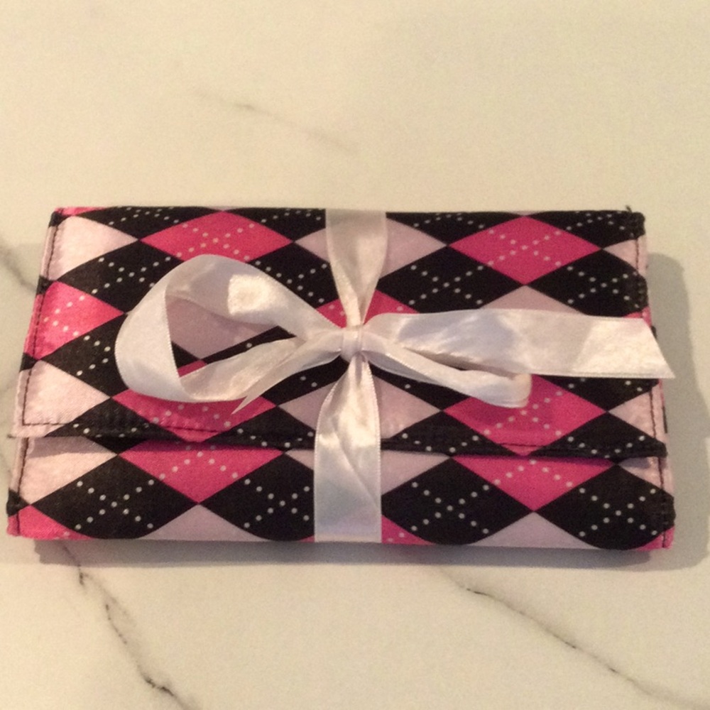 Fabric jewelry organizer bag